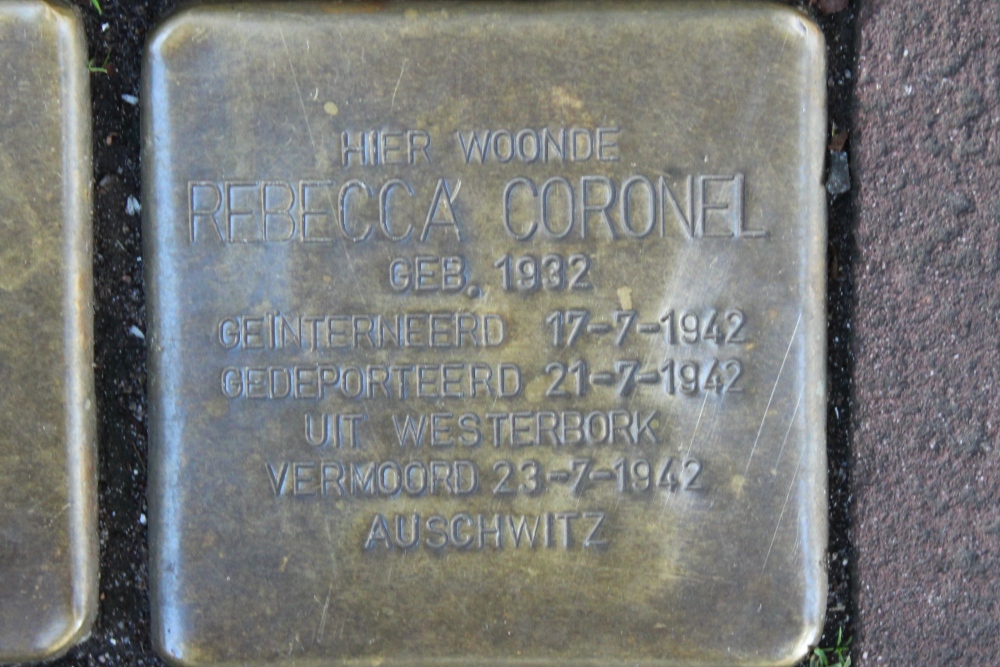 Stolpersteine Staalstraat 19 #5