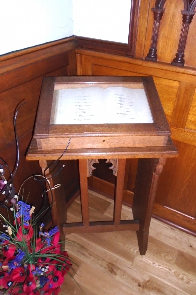 Herdenkingsboek St. George's Church #1