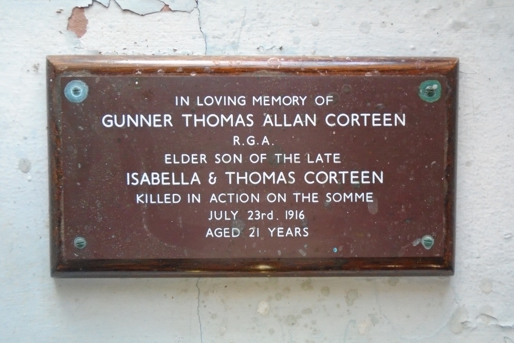 Gedenkteken Thomas Allen Corteen #1