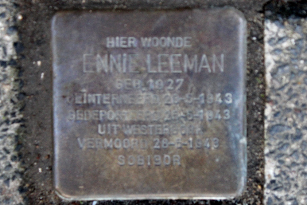 Stolperstein Rapenburgerstraat 123 #1