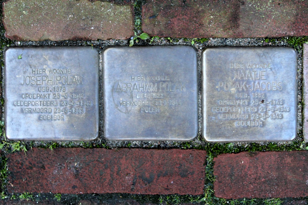Stolpersteine Pentagon 37-41, voorheen Moddermolensteeg 8 II #1