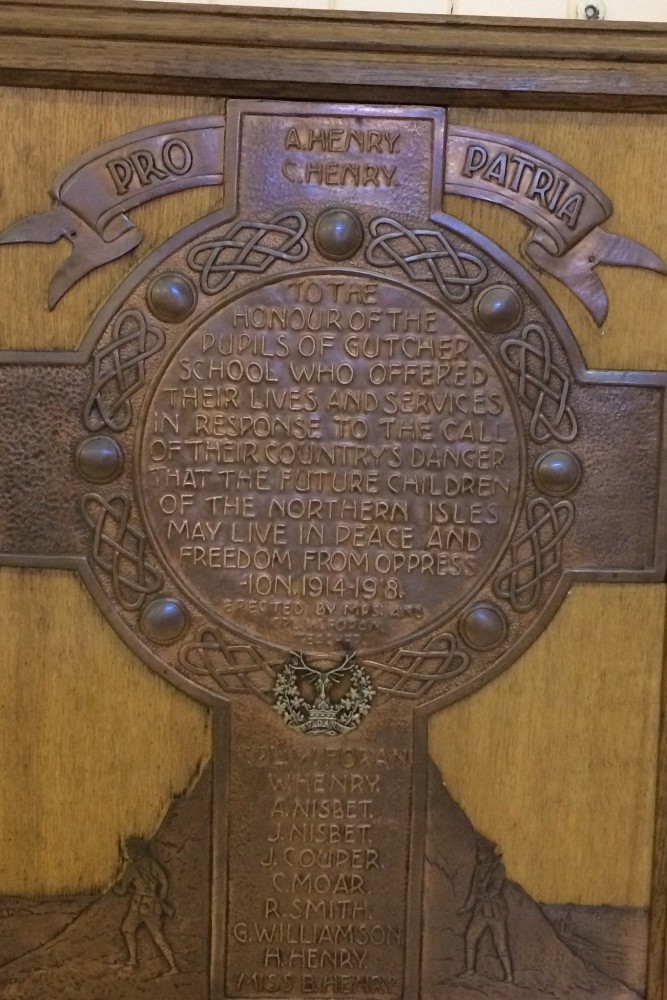 Oorlogsmonument Gutcher School