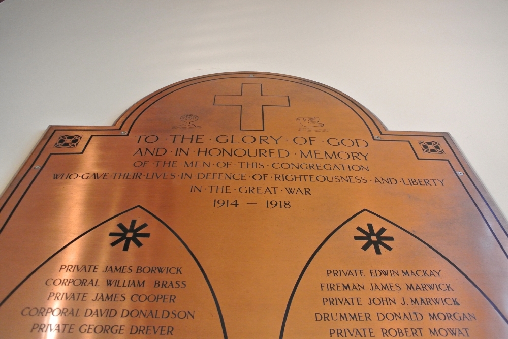 World War I Memorial Paterson Kirk #1