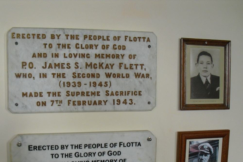 Gedenkteken P.O. James S. McKay Flett #1