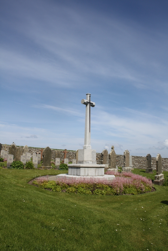 Cross of Sacrifice Osmondwall Cemetery #1