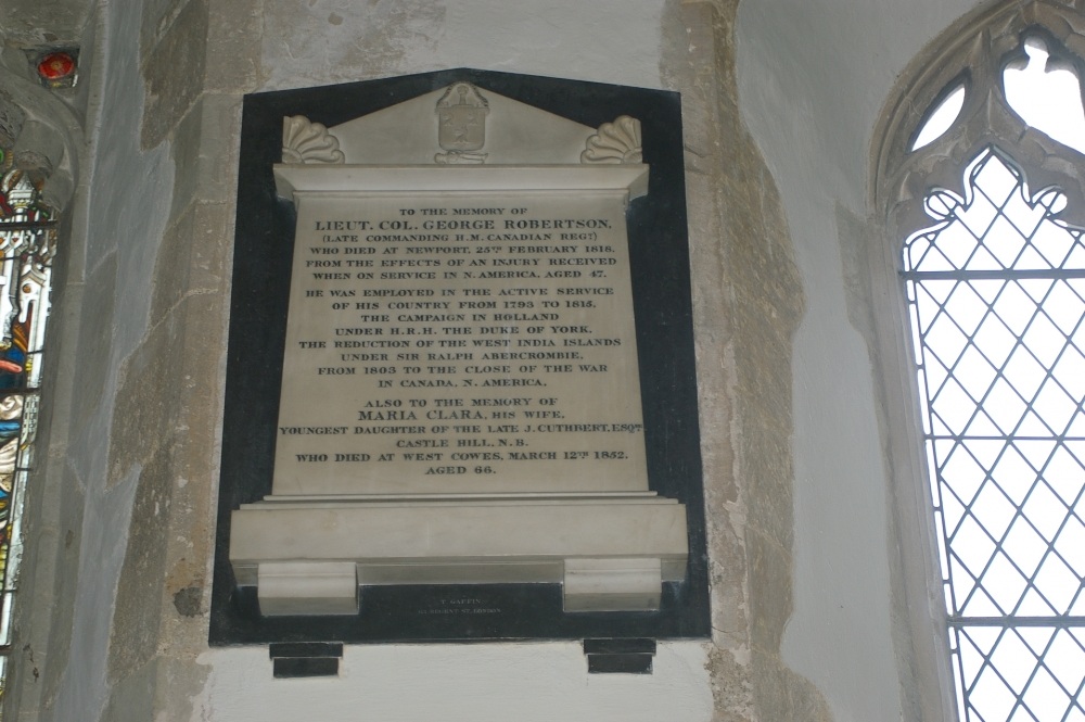 Memorial Lt. Col. George Robertson #1