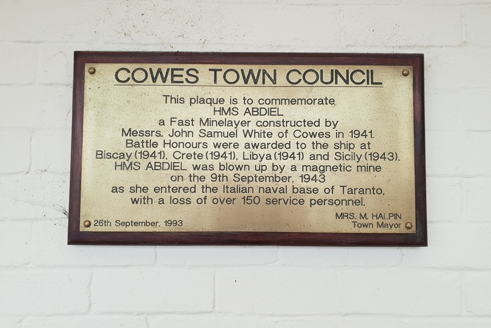 Memorial HMS Abdiel #1