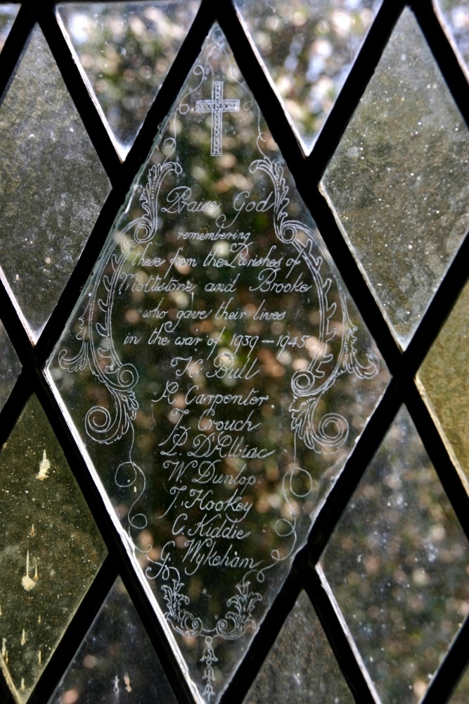 Remembrance Window Parishes of Mottistone and Brooke #1