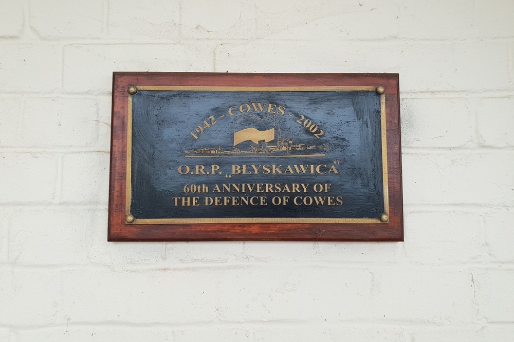 Memorial 60th Anniversary of the Defence of Cowes #1