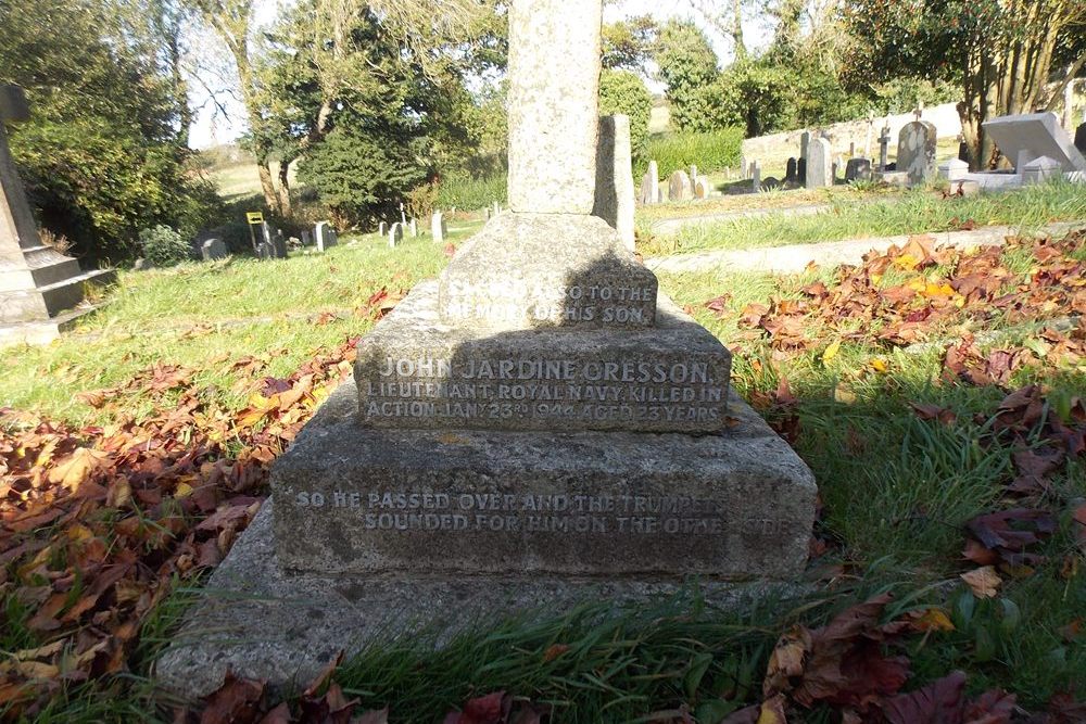 Remembrance Text Lieutenant John Jardine Gresson #1