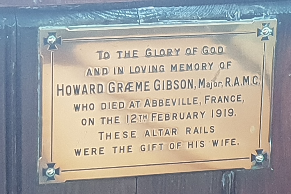 Memorial Major Howard Graeme Gibson #1