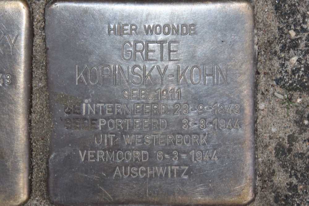 Stumbling Stones Rijnstraat 207 #5