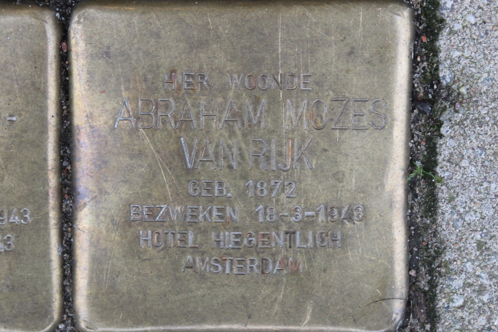 Stumbling Stones Sloestraat 4 #3