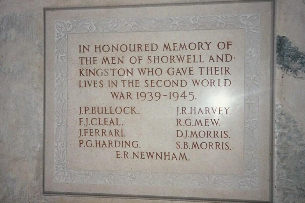 World War II Memorial Shorwell and Kingston #1