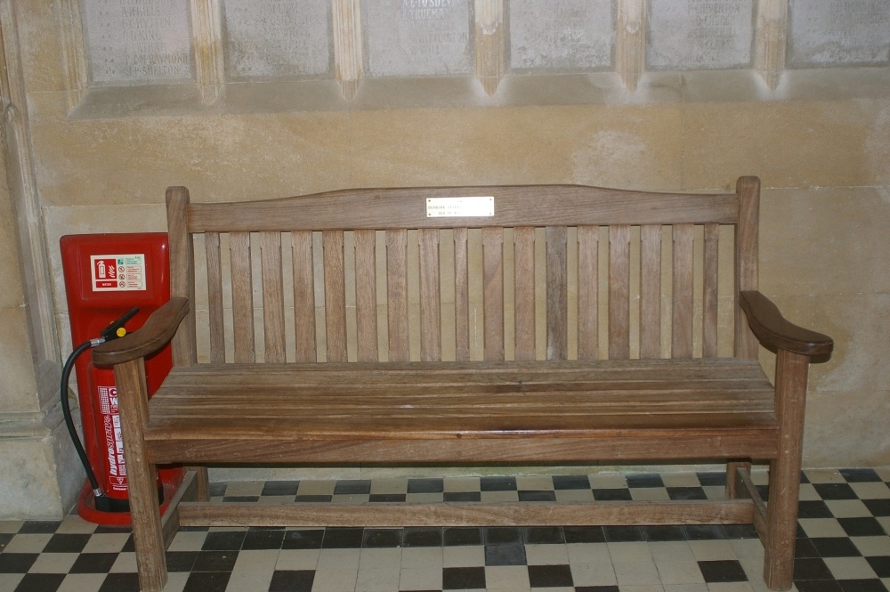 Herdenkingsbank Isle of Wight Veteranen Duinkerken