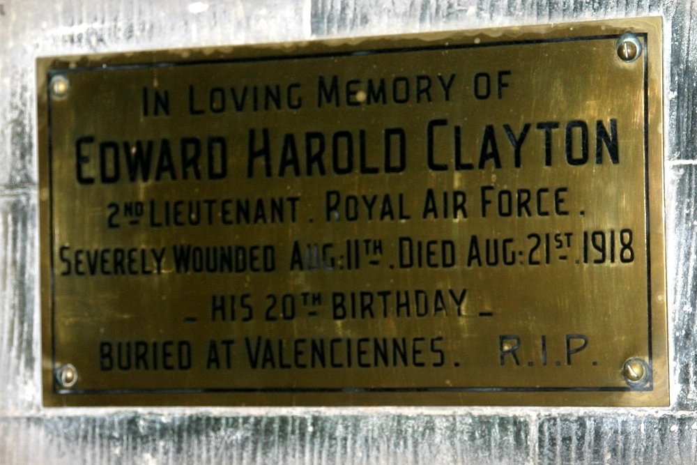 Memorial Edward Harold Clayton #1