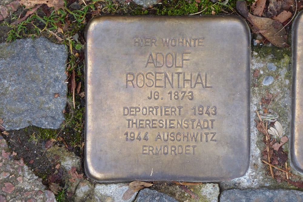 Stumbling Stones Frankenbergerstrasse 20  #4