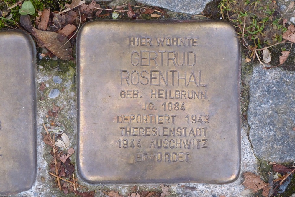 Stumbling Stones Frankenbergerstrasse 20  #5