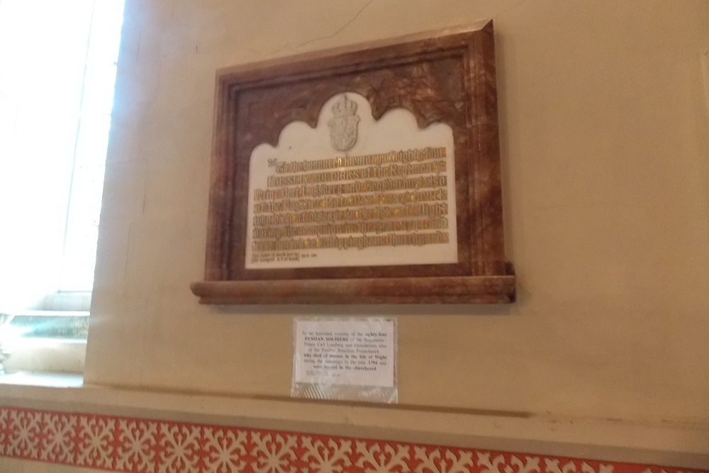 Memorial Hessian Regiments