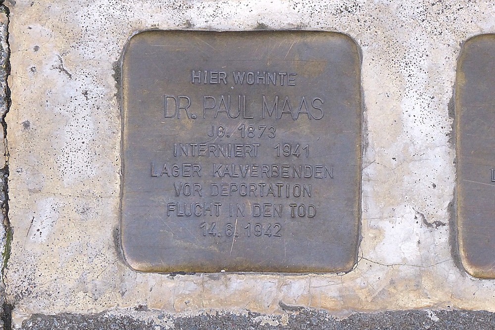 Stumbling Stones Augustastrasse 12  #4