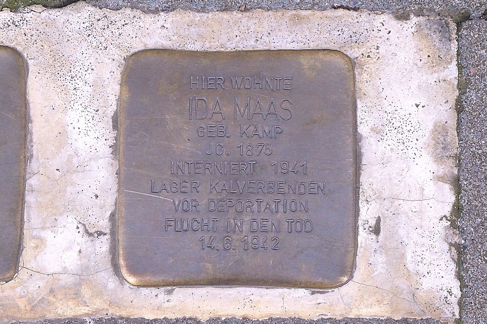 Stumbling Stones Augustastrasse 12  #5