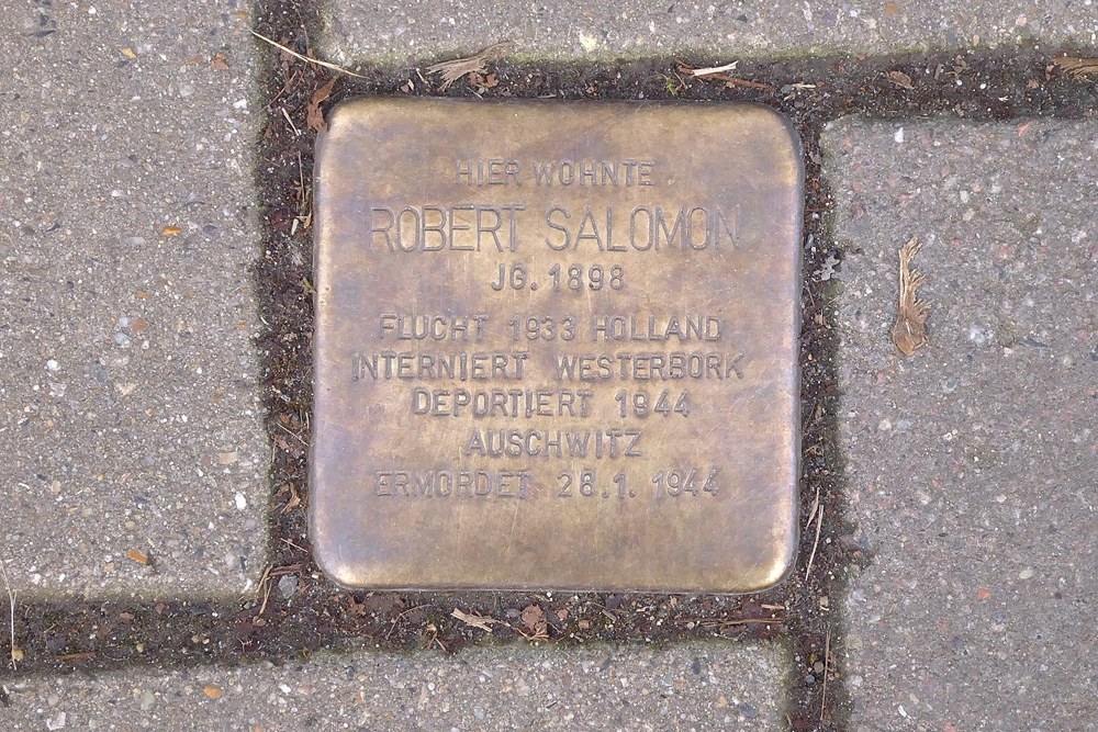 Stumbling Stone Bismarckstrasse 92 #1