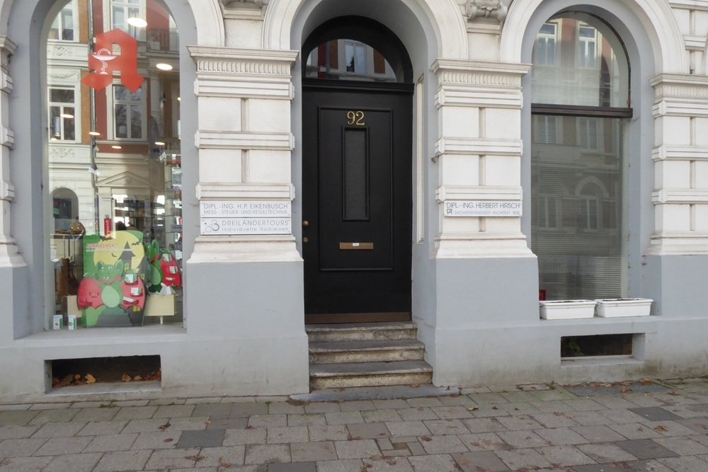 Stumbling Stone Bismarckstrasse 92 #2