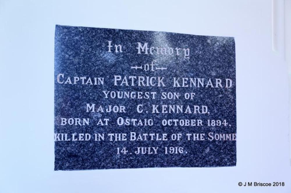 Memorial Captain Patrick Kennard #1