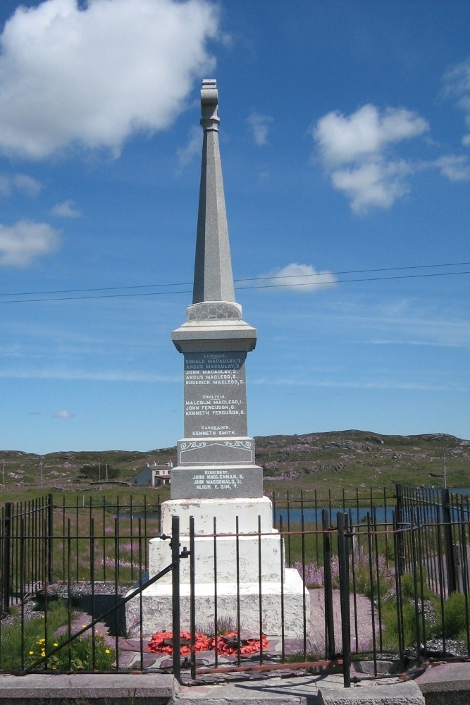 Oorlogsmonument Great Bernera