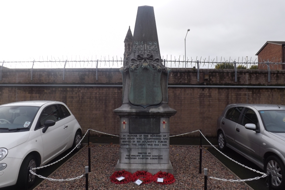 Oorlogsmonument Northern Counties Railway