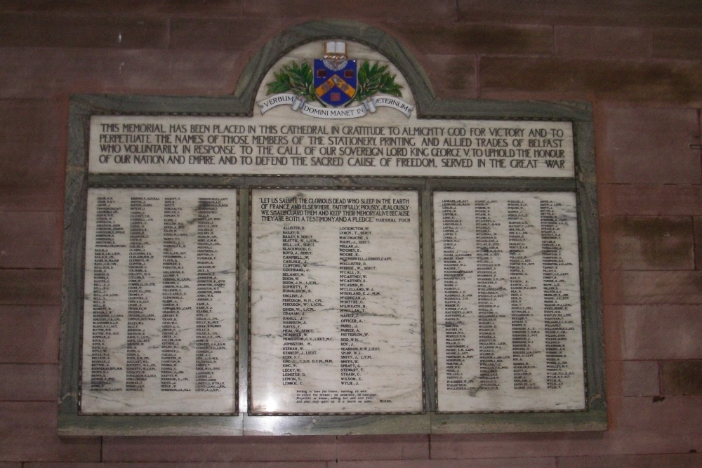 Oorlogsmonument Stationery, Printing and Allied Trades #1