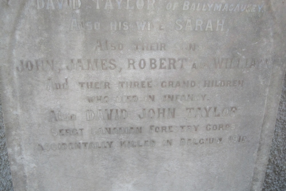 Remembrance Text First Markethill Presbyterian Churchyard #1