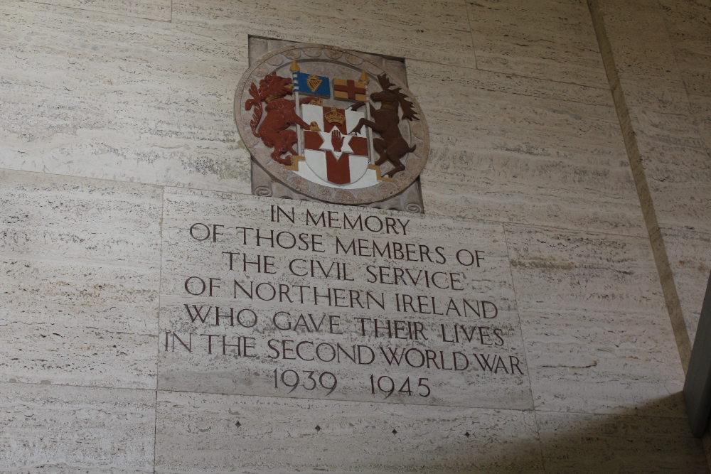 World War II Memorial Northern Ireland Civil Service #1