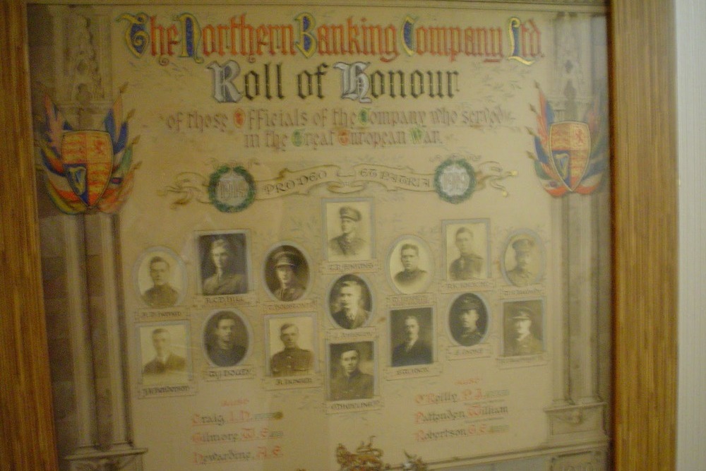 World War I Memorial Northern Bank #1