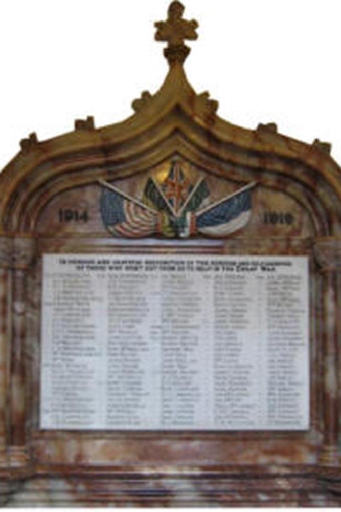 Roll of Honour Railway Street Presbyterian Church