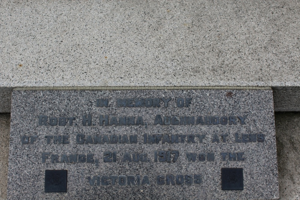 Memorial Robert H. Hanna VC