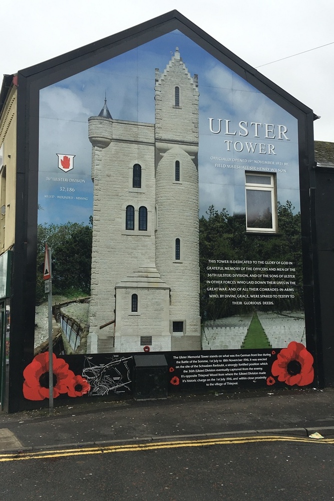 Muurschildering Conway Street #1