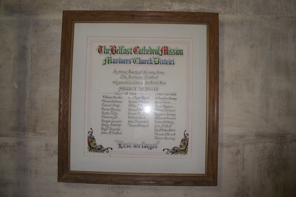 Oorlogsmonument Mariners’ Church District #1