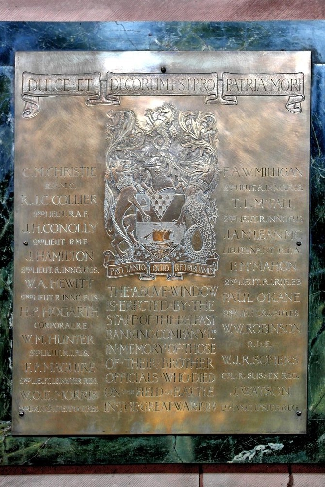 War Memorial Belfast Banking Company #1