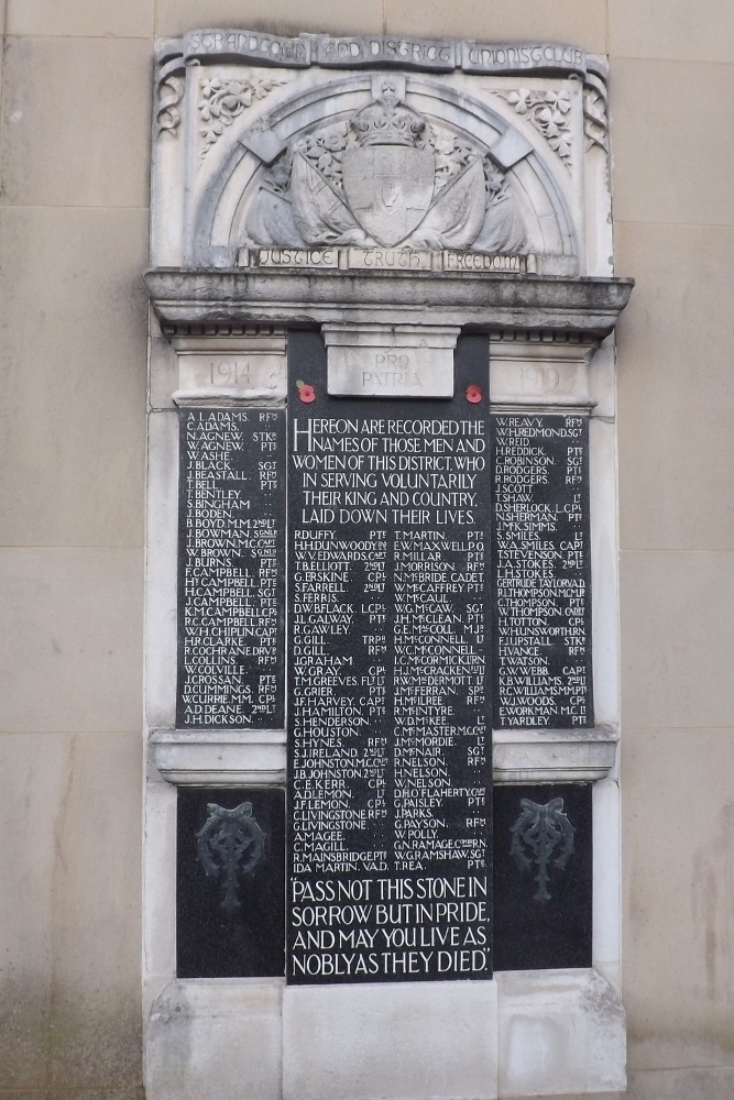 War Memorial Strandtown  #1