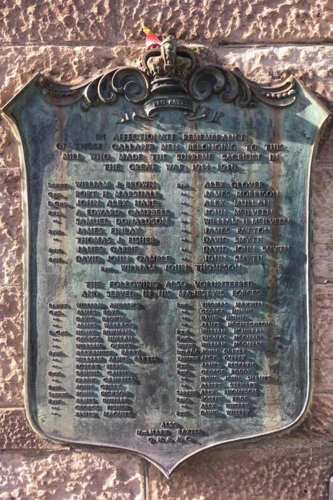 Oorlogsmonument Andrew's Mill