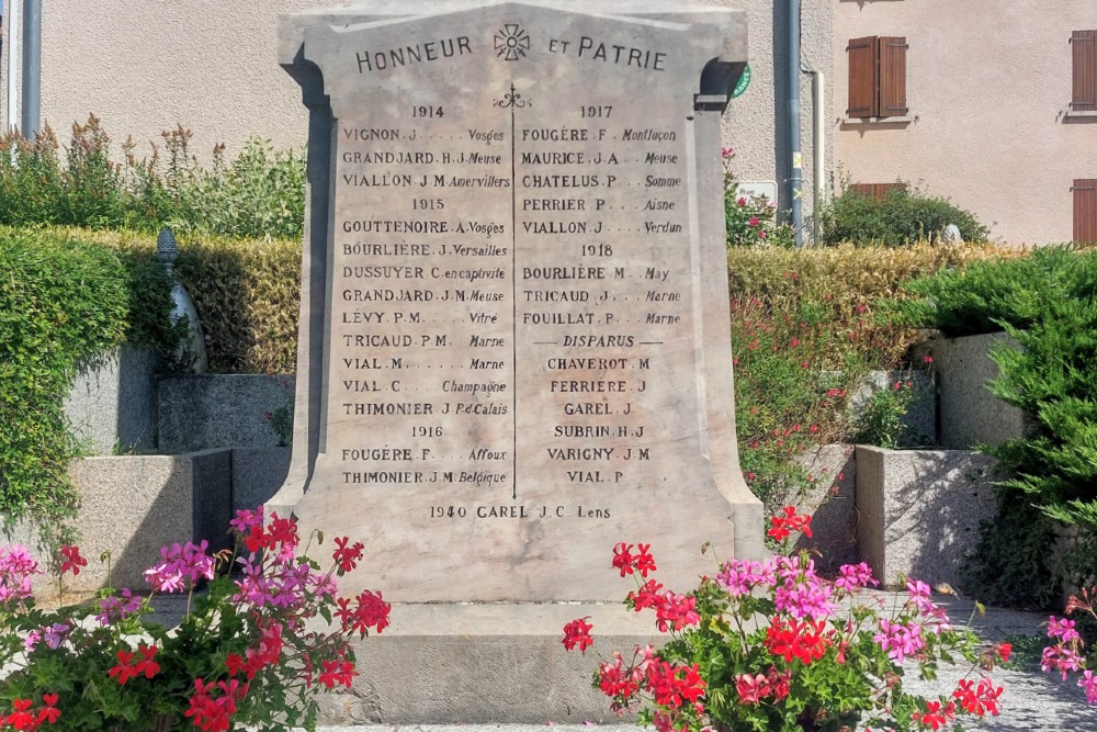 Oorlogsmonument Affoux #4