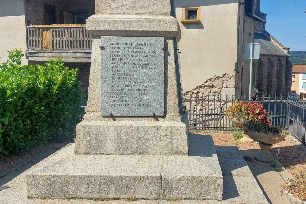 War Memorial  Villechenève #4