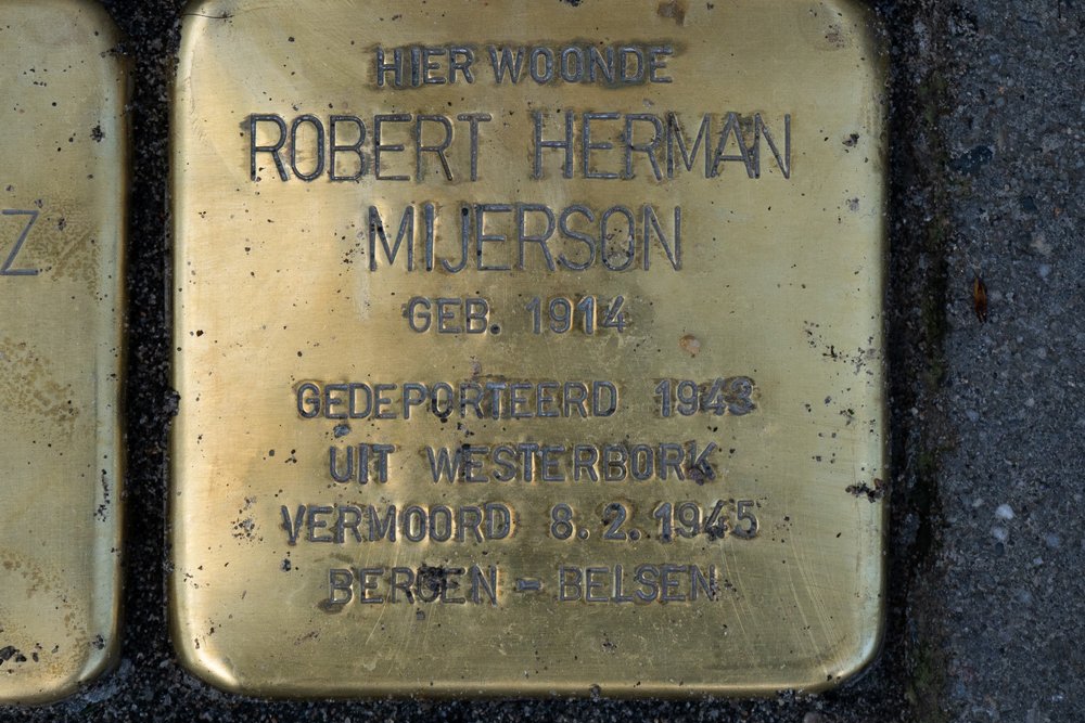 Stolpersteine Keizerstraat 24 (nu Keizerstraat 21) #4