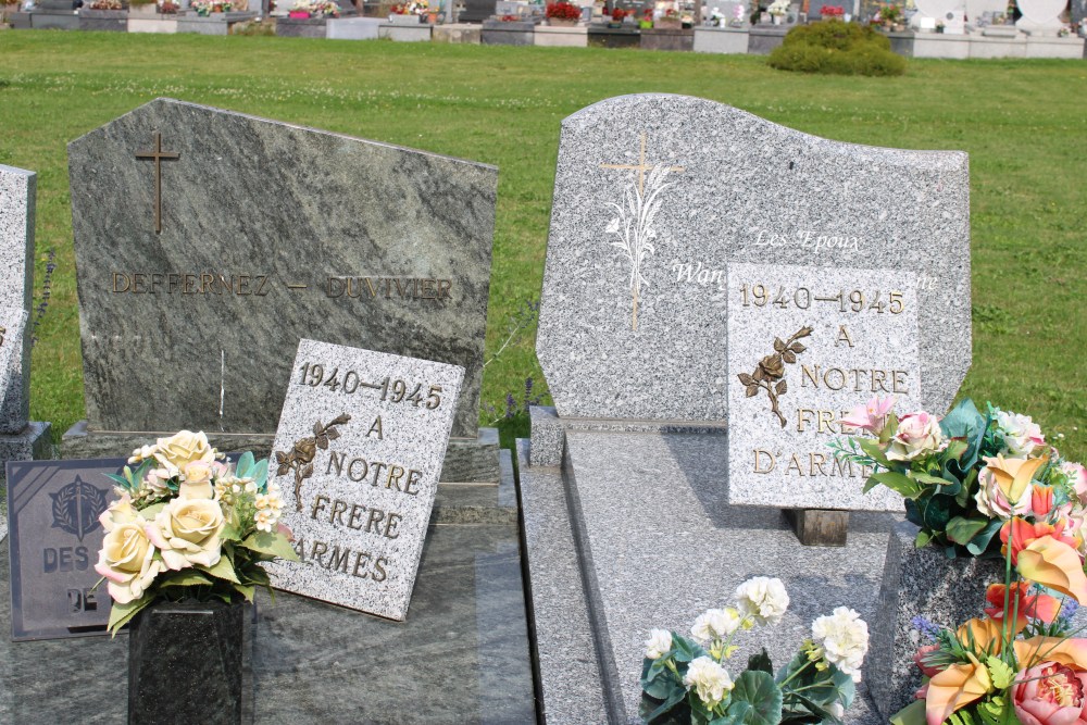 Belgian Graves Veterans Chapelle--Wattines #3