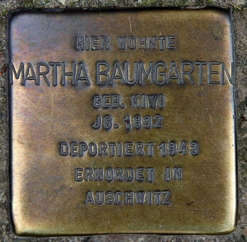 Stumbling Stones Immanuelkirchstraße 24 #2