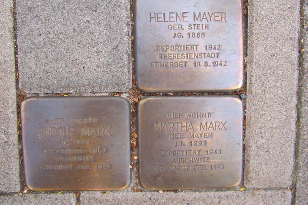 Stolpersteine Stadtwaldgürtel 6 #1