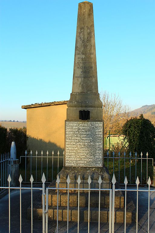 Oorlogsmonument La Bauche