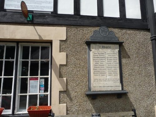 Oorlogsmonument Corris