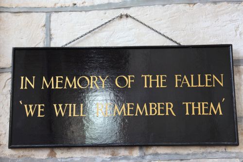Gedenkteken Slachtoffers WO1 Holy Trinity Collegiate Church #2